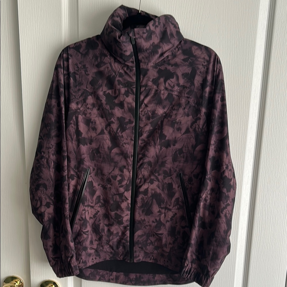 Black and Purple raincoat